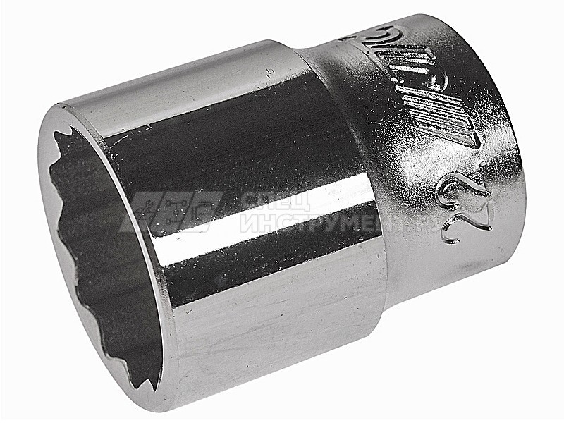 Головка торцевая 12-гранная 1/2" х 22мм, длина 38мм