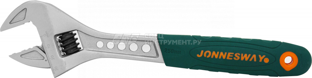 Ключ разводной эргономичный с пластиковой ручкой, 0-29 мм, L-250 мм