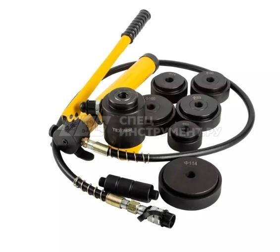 Пресс гидравлический для перфорирования листового металла с ручным насосом 15 т