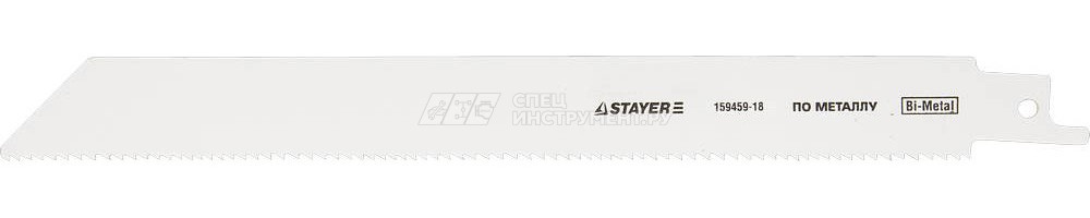 Полотно STAYER "PROFI" S1122EF для сабельной эл. ножовки Bi-Met, тонколистовой, профильн металл, нерж сталь, цвет мет
