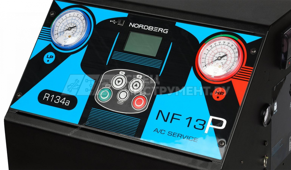 Установка NF13P автомат для заправки автомобильных кондиционеров с принтером