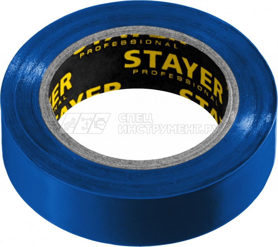 STAYER Protect-10 Изолента ПВХ, не поддерживает горение, 10м (0,13х15 мм), синяя