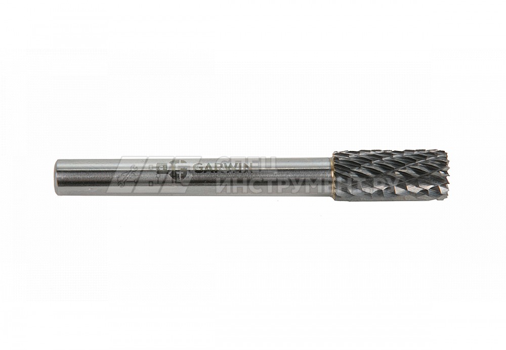 Борфреза цилиндрическая с торцевыми зубьями 8x20x64 мм, VHM, DC, форма B