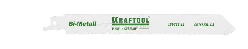 Полотно KRAFTOOL "INDUSTRIE QUALITAT", S922EF, для эл/ножовки, Bi-Metall, по металлу, шаг 1,4мм, 130мм